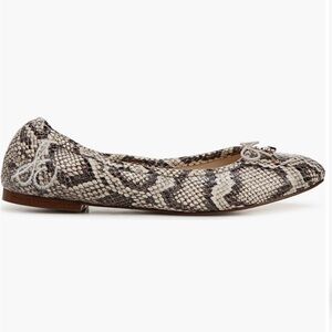 Sam Edelman NWT Snakeskin Print Flats